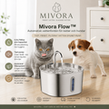Mivora Flow™ – Automatisk vattenfontän för katter